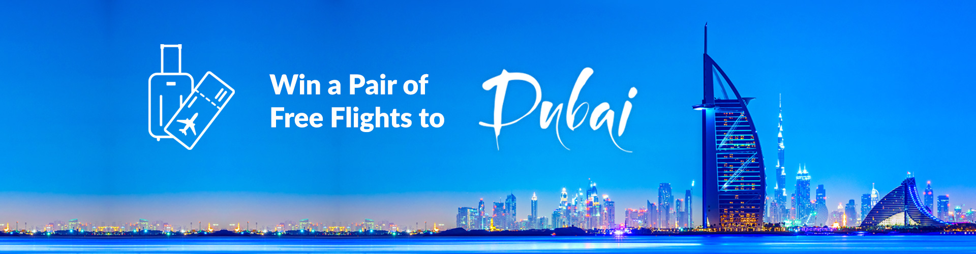 Win a Pair of FREE Flights to Dubai with Brightsun Travel